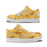 Thumbnail for Super Drawings of Airplanes Designed Fashion Low Top Sneakers & Shoes