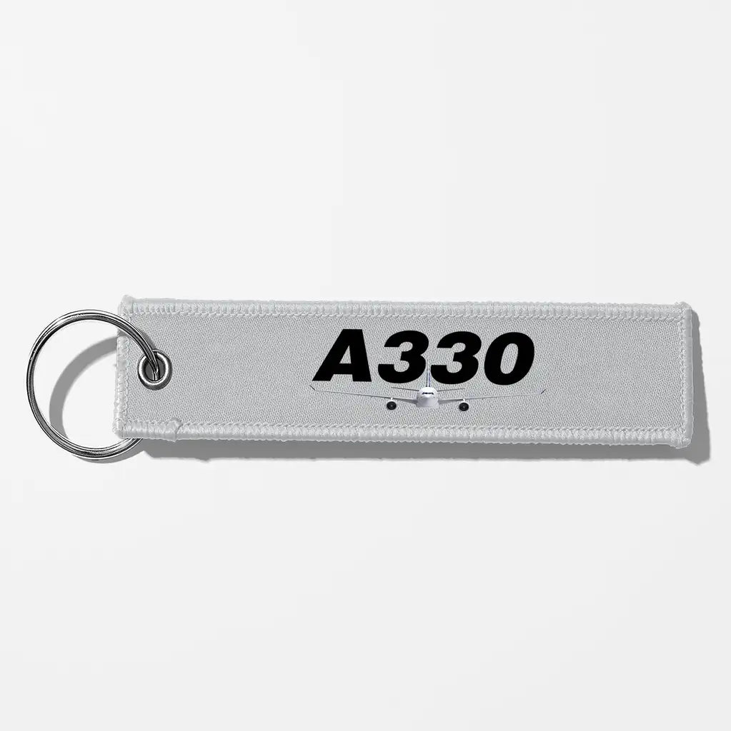 Super Airbus A330 Key Chains - Light Gray