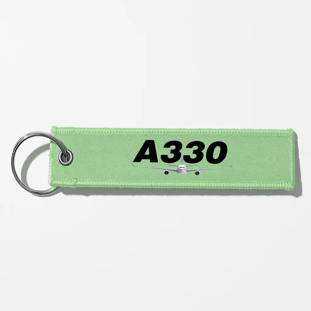 Super Airbus A330 Key Chains - Light Green