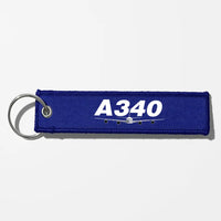 Thumbnail for Super Airbus A340 Designed Key Chains - Blue