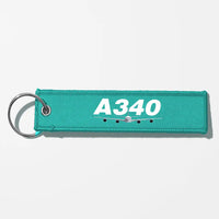 Thumbnail for Super Airbus A340 Designed Key Chains - Turquoise
