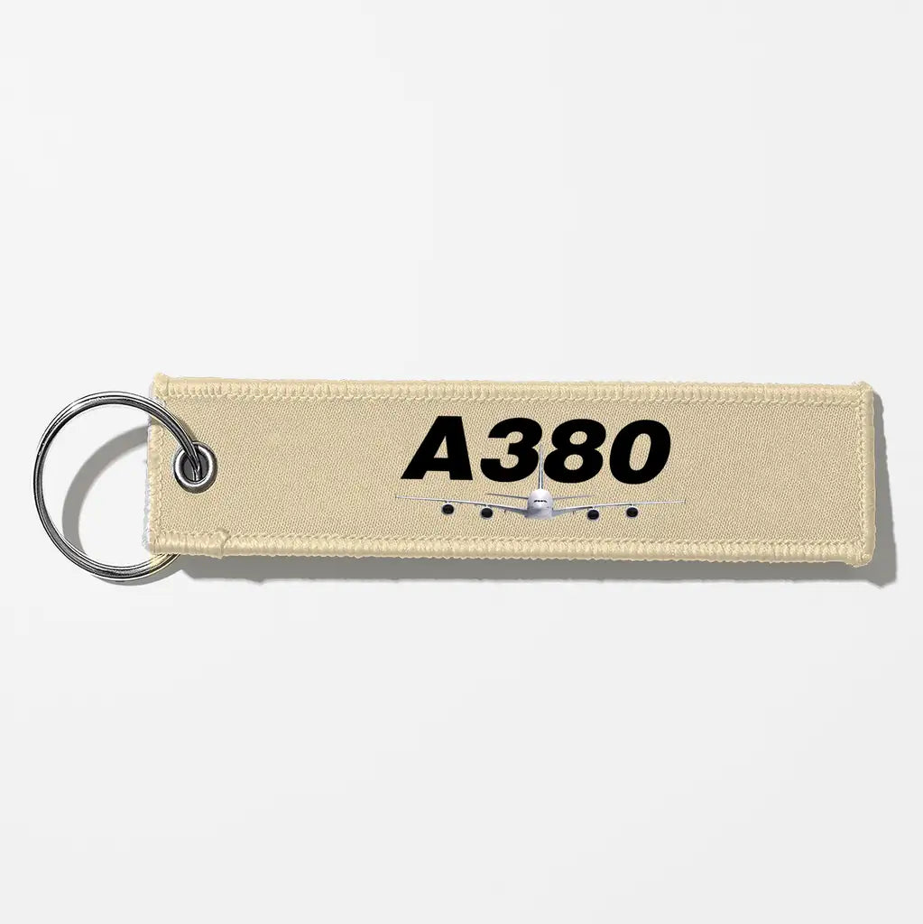 Super Airbus A380 Designed Key Chains - Beige
