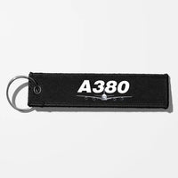 Thumbnail for Super Airbus A380 Designed Key Chains - Black
