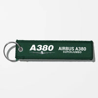 Thumbnail for Super Airbus A380 Aviator Key Chains - Dark Green