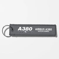 Thumbnail for Super Airbus A380 Aviator Key Chains - Gray