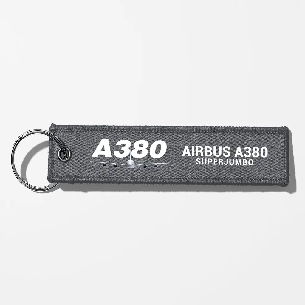 Super Airbus A380 Aviator Key Chains - Gray