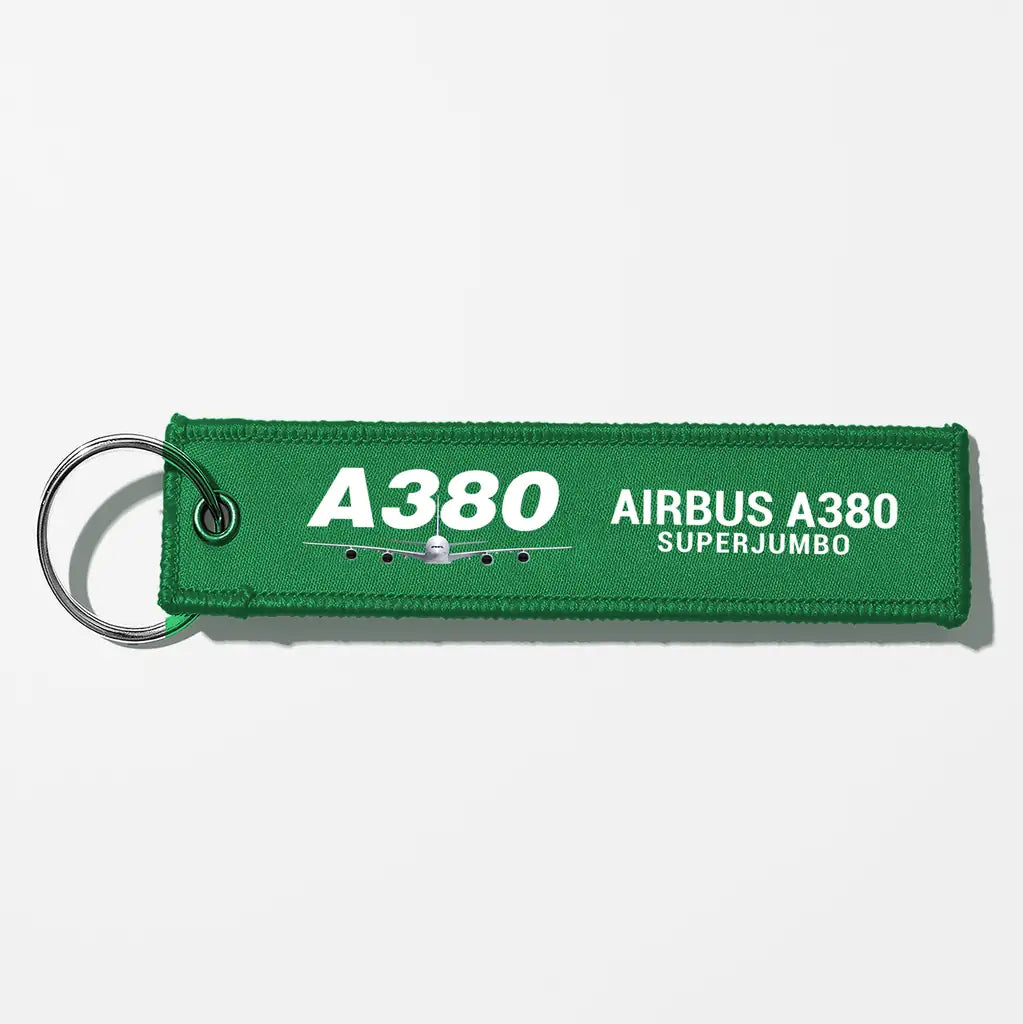 Super Airbus A380 Aviator Key Chains - Green