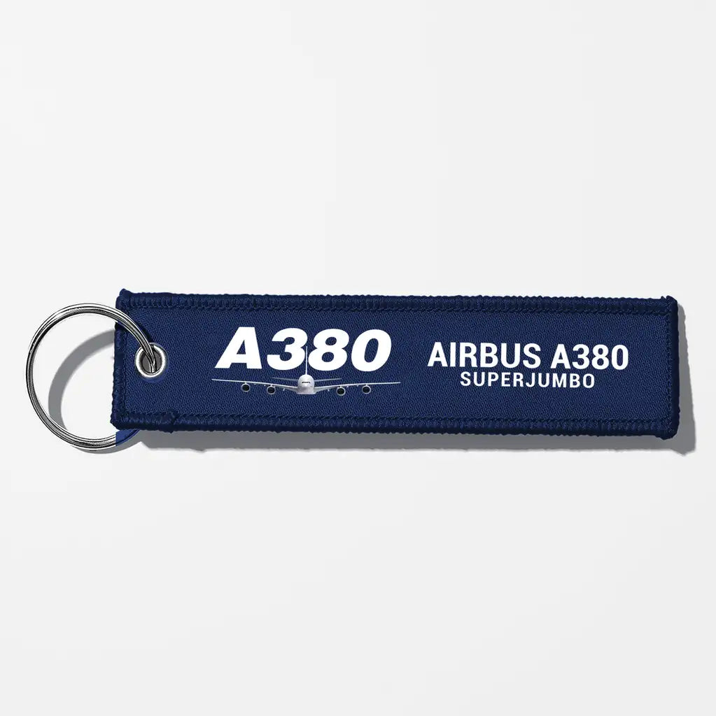 Super Airbus A380 Aviator Key Chains - Navy Blue