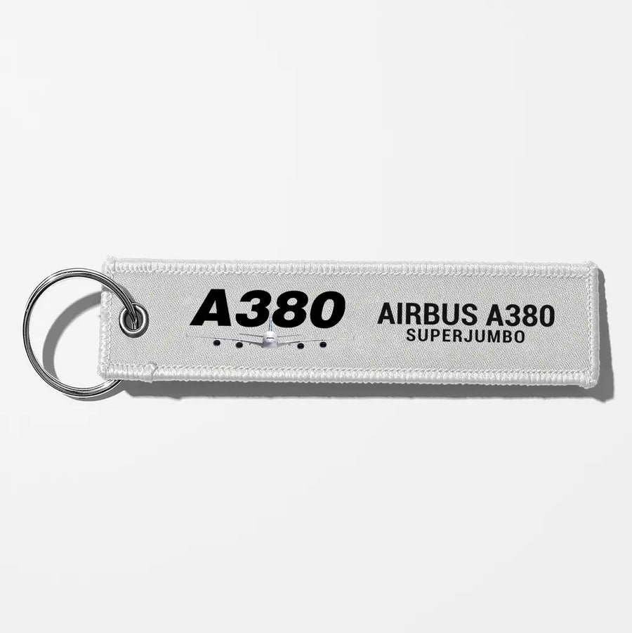Super Airbus A380 Aviator Key Chains - White