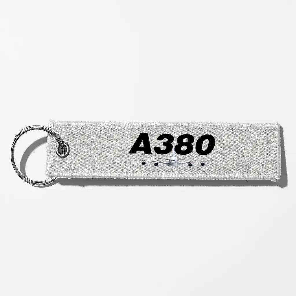 Super Airbus A380 Designed Key Chains - White