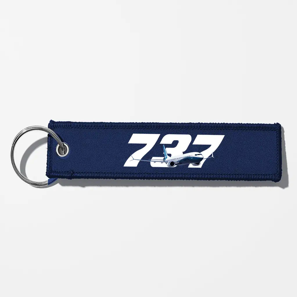 Super Boeing 737 Key Chains - Navy Blue