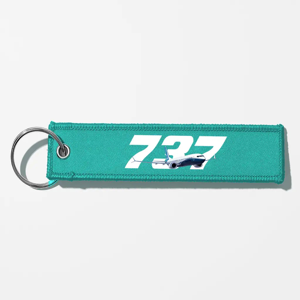 Super Boeing 737 Key Chains - Turquoise