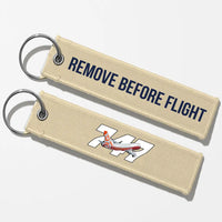 Thumbnail for Super Boeing 747-8 Intercontinental Key Chains - Beige - Remove Before Flight