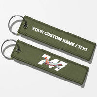 Thumbnail for Super Boeing 747-8 Intercontinental Key Chains - Green Army - Personalized