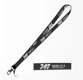 Super Boeing 747-8 Intercontinental Lanyard & ID Holders