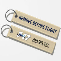 Thumbnail for Super Boeing 747 Key Chains - Beige - Remove Before Flight