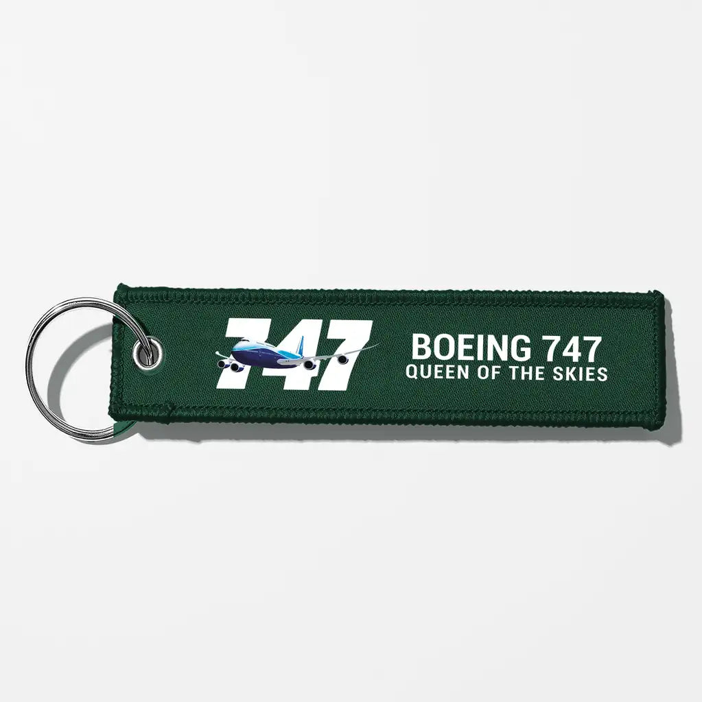 Super Boeing 747 Key Chains - Dark Green