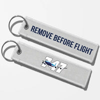 Thumbnail for Super Boeing 747 Key Chains - White - Remove Before Flight