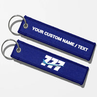 Thumbnail for Super Boeing 777 Key Chains - Blue - Personalized