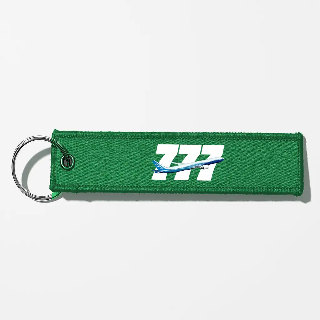 Super Boeing 777 Key Chains - Green