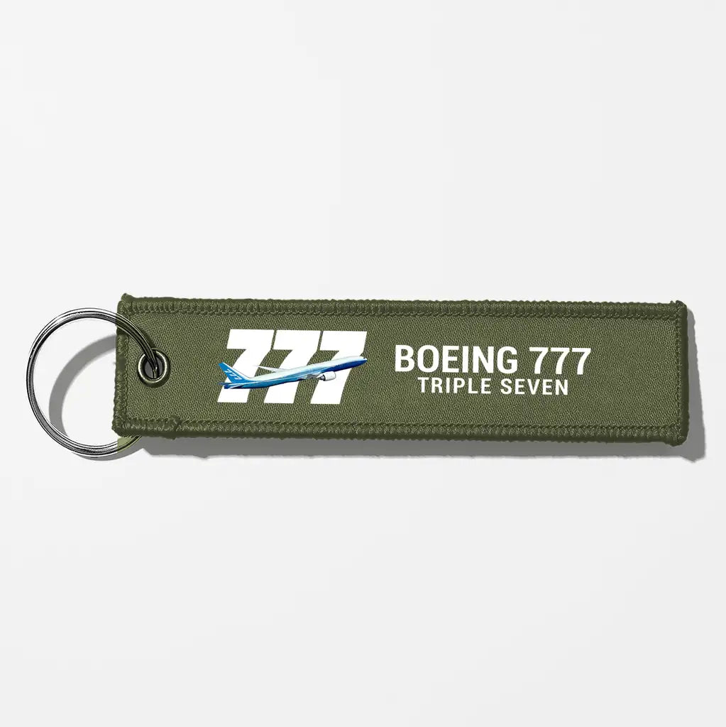 Super Boeing 777 Key Chains - Green Army