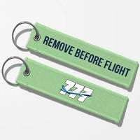 Thumbnail for Super Boeing 777 Key Chains - Light Green - Remove Before Flight