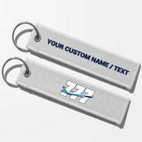 Thumbnail for Super Boeing 777 Key Chains - White - Personalized