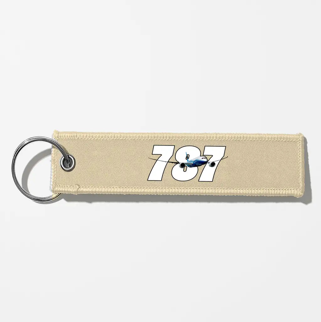 Super Boeing 787 Key Chains - Beige