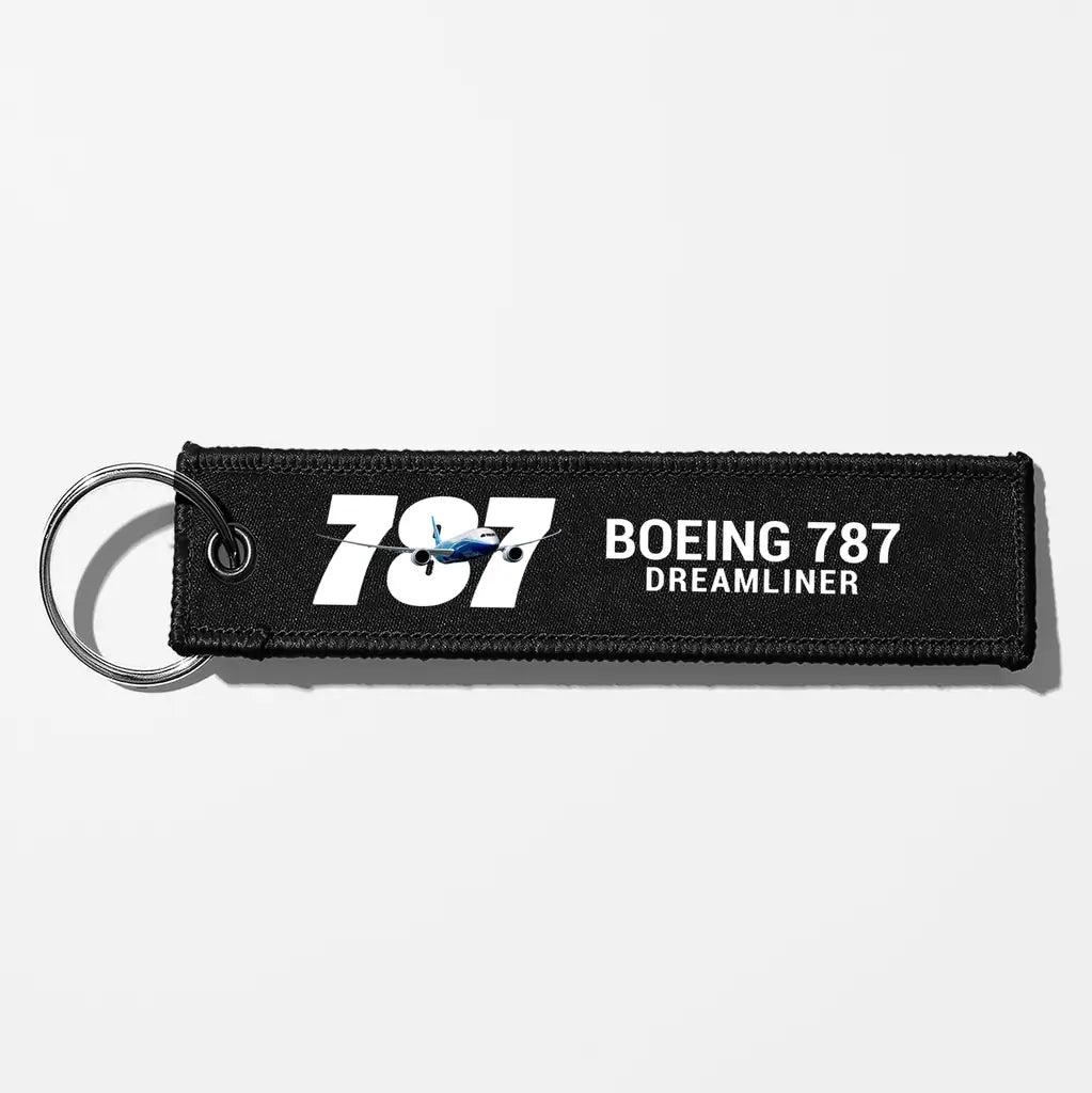 Super Boeing 787 Key Chains - Black