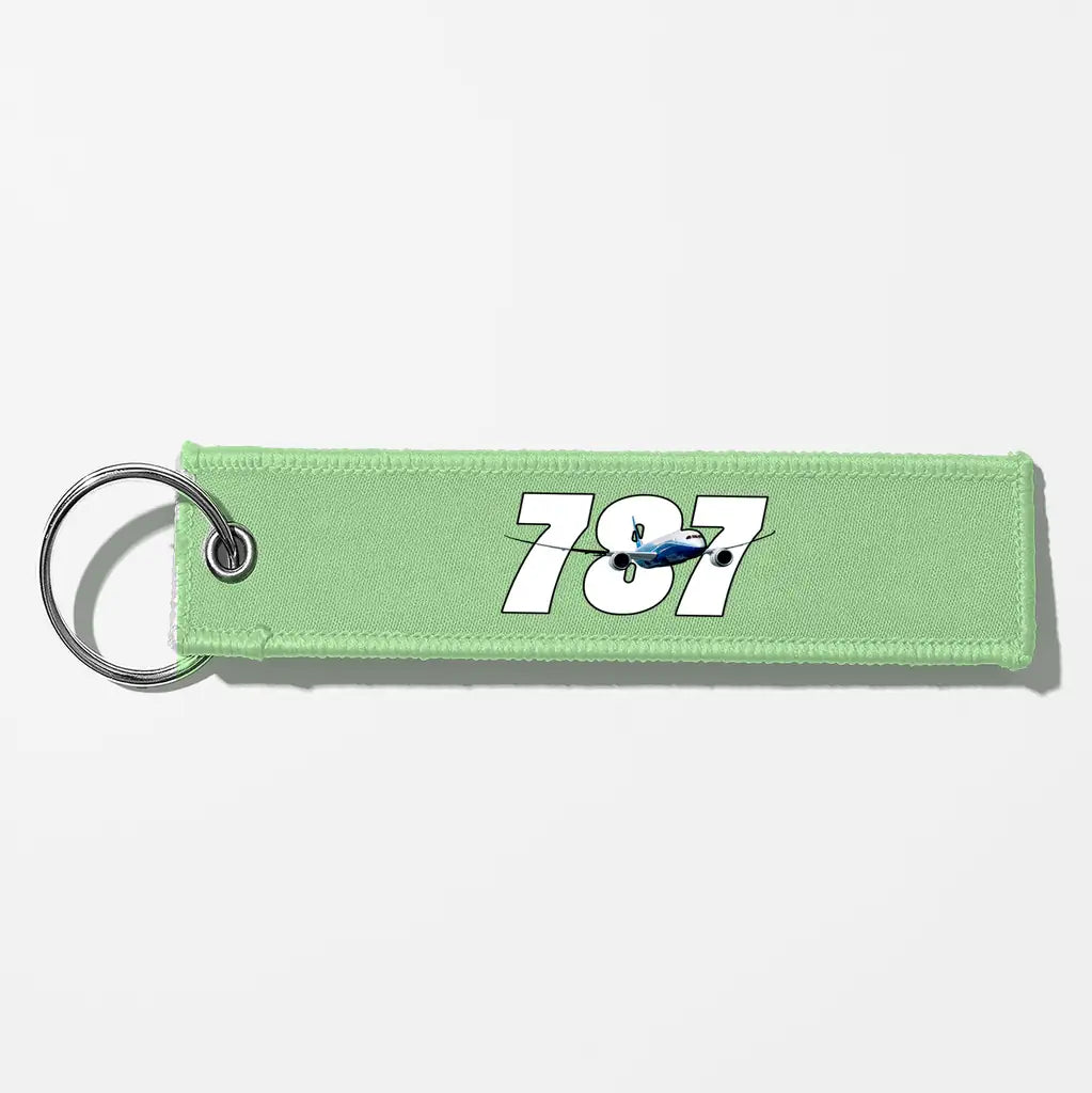 Super Boeing 787 Key Chains - Light Green