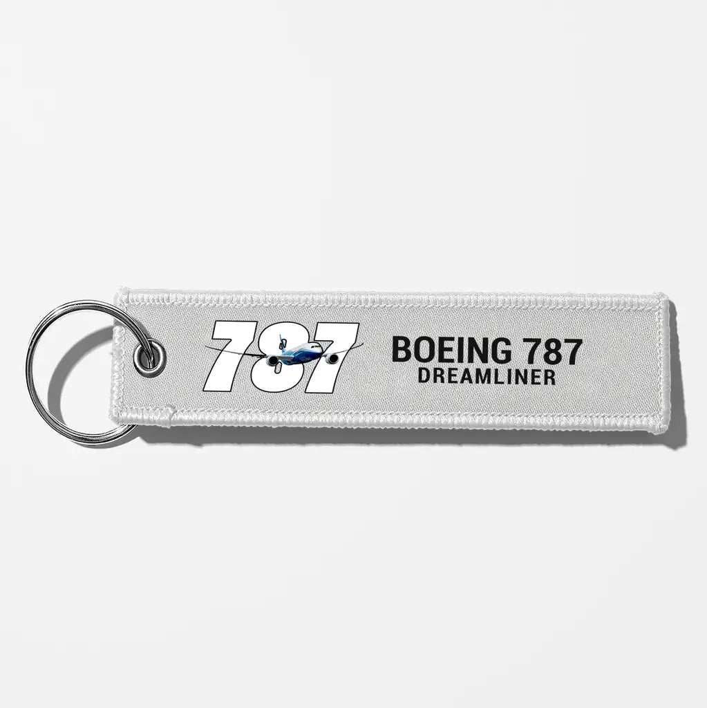 Super Boeing 787 Key Chains - White
