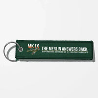 Thumbnail for Supermarine Spitfire Mk IX Aviator Key Chains - Dark Green