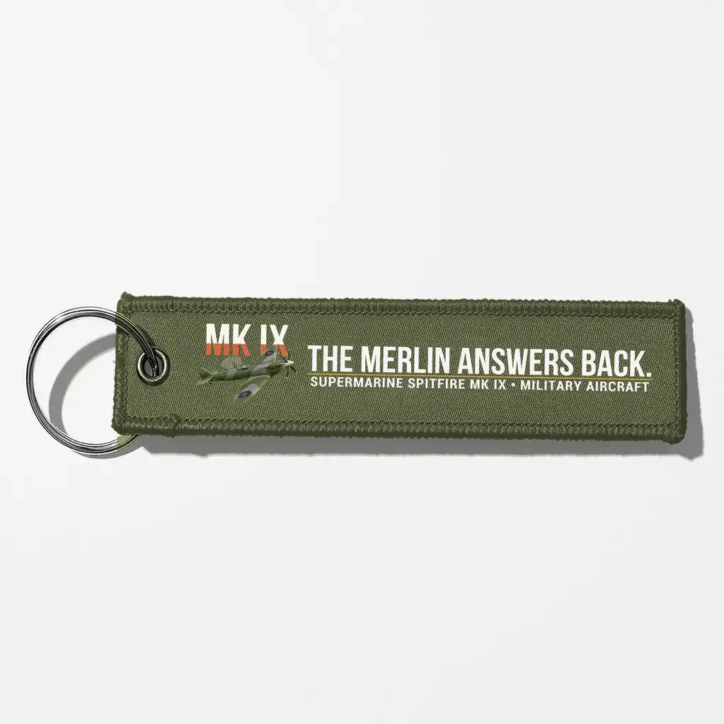 Supermarine Spitfire Mk IX Aviator Key Chains - Green Army