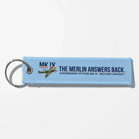 Thumbnail for Supermarine Spitfire Mk IX Aviator Key Chains - Light Blue