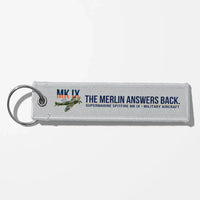 Thumbnail for Supermarine Spitfire Mk IX Aviator Key Chains - Light Gray
