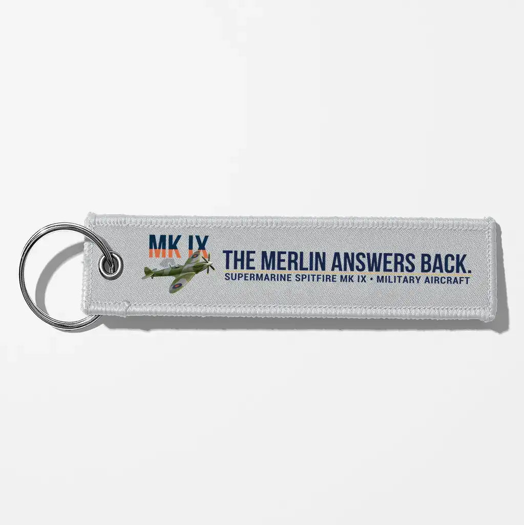 Supermarine Spitfire Mk IX Aviator Key Chains - Light Gray