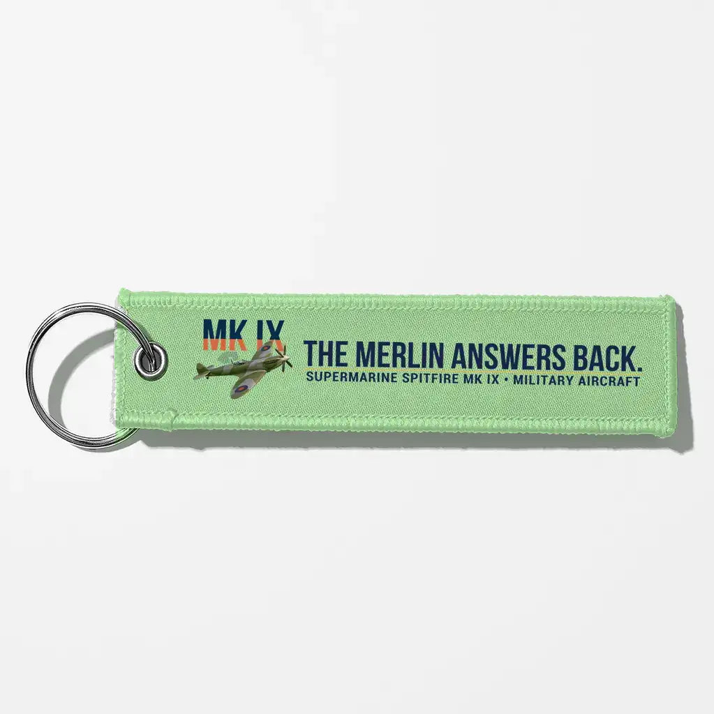 Supermarine Spitfire Mk IX Aviator Key Chains - Light Green
