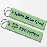 Thumbnail for Supermarine Spitfire Mk IX Aviator Key Chains - Light Green - Remove Before Flight