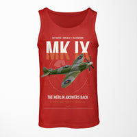 Thumbnail for Supermarine Spitfire Mk IX design on red tank top