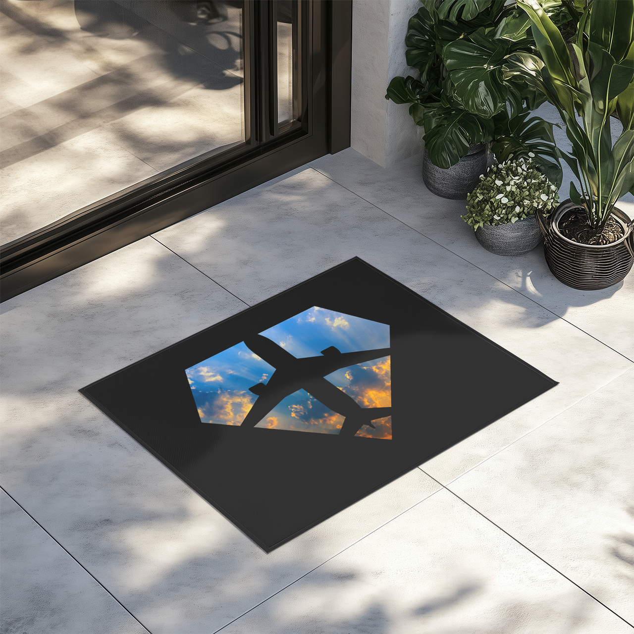 Supermen of The Skies (Sunrise) Designed Door Mats