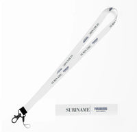 Thumbnail for Suriname Country Series lanyard - white
