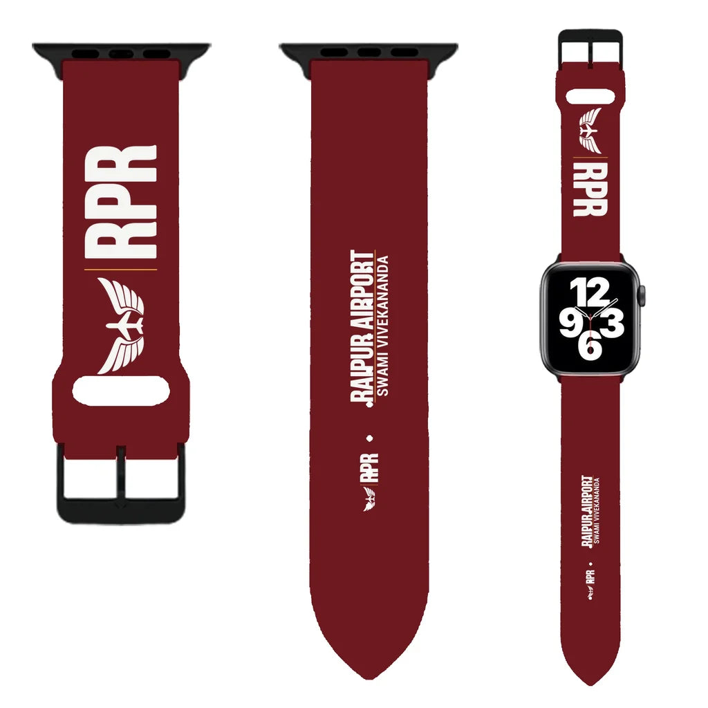 WBV6 | Swami Vivekananda Airport RPR | Dark Red (Metal Buckle)