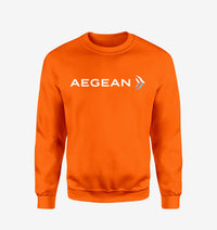 Thumbnail for Aegean Airlines logo on orange sweatshirt