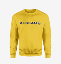 Thumbnail for Aegean Airlines logo on yellow sweatshirt