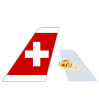 Thumbnail for Swiss Airlines Designed Tail Shape Badges & Pins