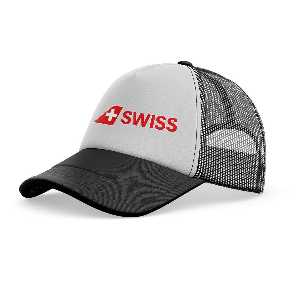 Swiss International Airlines trucker cap - black