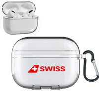 Thumbnail for Swiss International Airlines AirPods Pro transparent case - With Buckle