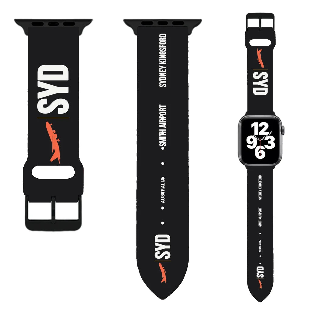 WBV6 | Sydney Kingsford Smith Airport SYD | Black (Metal Buckle)