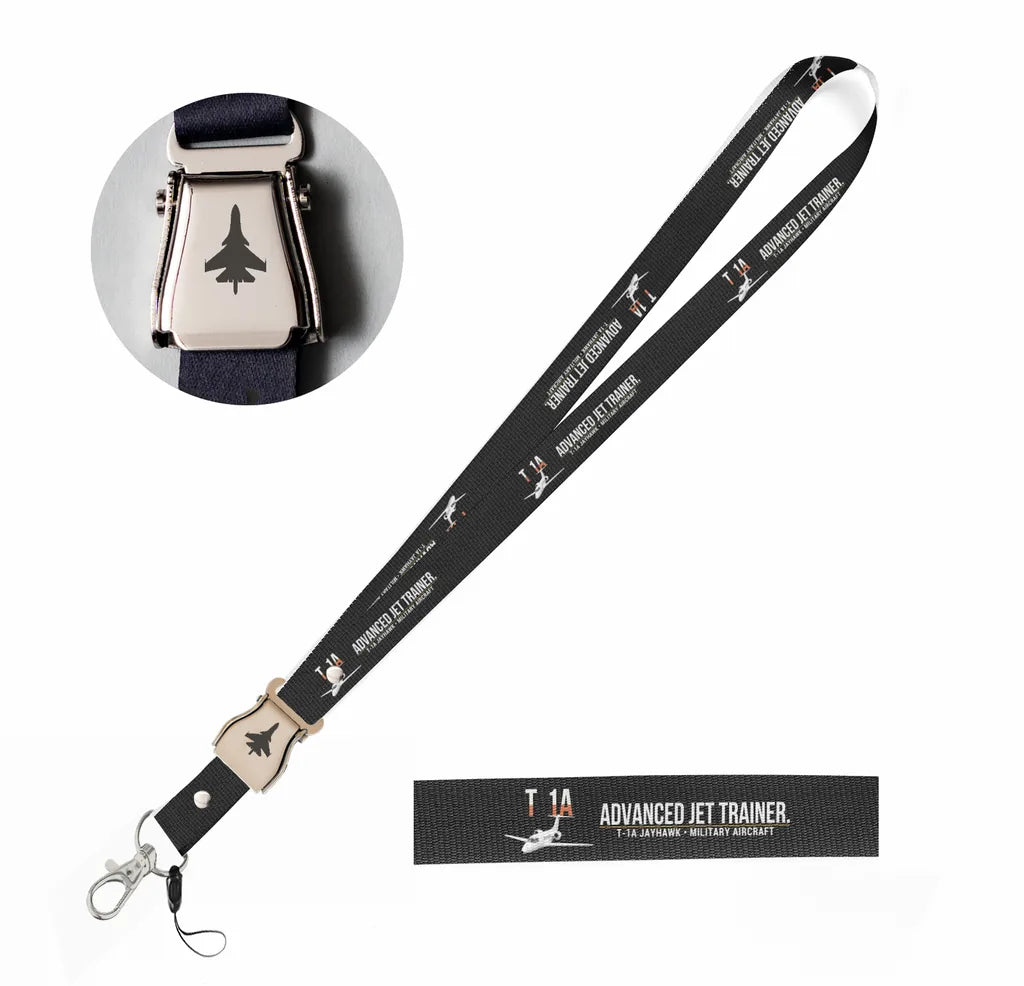 T-1A Jayhawk seat belt lanyard - black