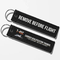 Thumbnail for T-45C Goshawk Aviator Key Chains - Black - Remove Before Flight